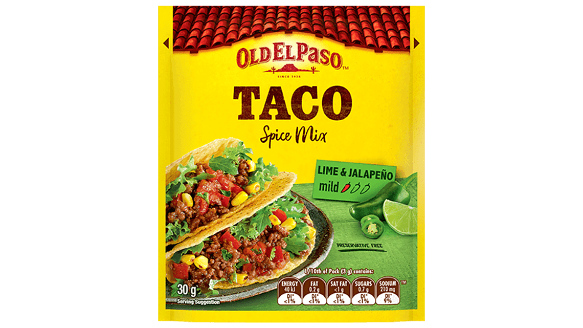 Lime & jalapenos taco spice mix